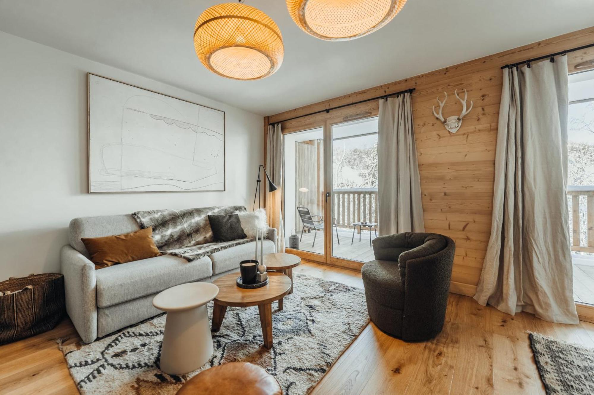 Le Cocon Blanc - Appartement « Cosy & Chic » Megève Zewnętrze zdjęcie